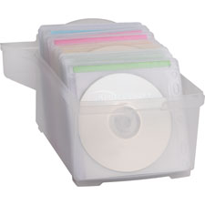 Compucessory CD/DVD Storage Box, Sold as 1 Each