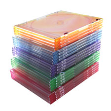Compucessory Thin CD/DVD Jewel Case, Sold as 1 Package, 100 Each per Package 