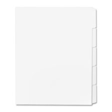 Sparco Single Reverse Collated Index Dividers, Sold as 1 Box, 50 Set per Box 