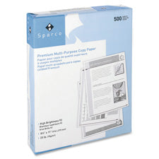 Sparco Punched Multipurpose Copy Paper, Sold as 1 Carton, 10 Ream per Carton 