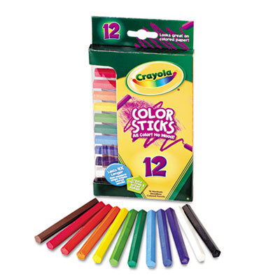 Crayola - Woodless Color Pencils, Assorted, 12/Pack, Sold as 1 PK