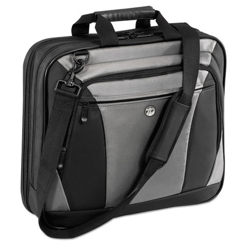 CityLite Laptop Case 15.6", 13-1/2 x  4-3/5 x 17-1/2, Black/Gray, Sold as 1 Each