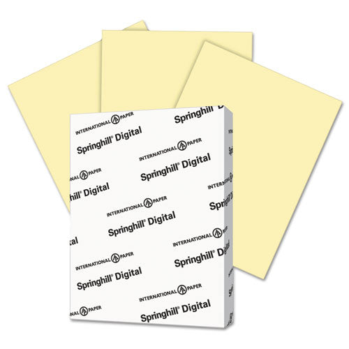 Digital Index Color Card Stock, 110 lb, 8 1/2 x 11, Canary, 250 Sheets/Pack, Sold as 1 Package
