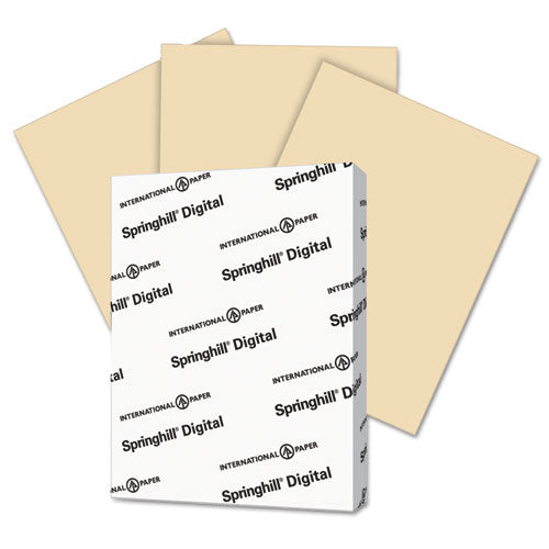 Digital Vellum Bristol Color Cover, 67 lb, 8 1/2 x 11, Tan, 250 Sheets/Pack, Sold as 1 Package