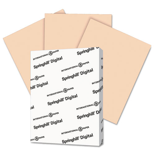 Digital Vellum Bristol Color Cover, 67 lb, 8 1/2 x 11, Peach, 250 Sheets/Pack, Sold as 1 Package