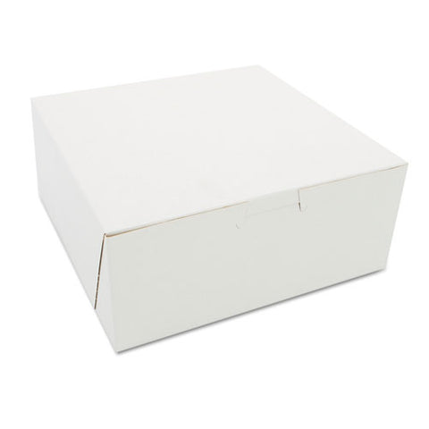 Bakery Boxes, White, Paperboard, 7 x 7 x 3, 250/Carton, Sold as 1 Carton, 250 Each per Carton 
