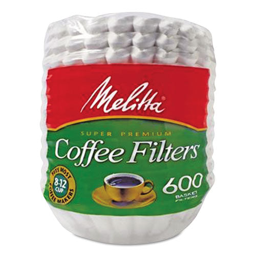 Basket Style Coffee Filters, Paper, 8 to 12 Cups, 7200/Carton, Sold as 1 Carton, 7200 Each per Carton 