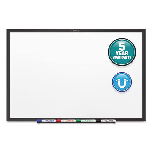 Classic Magnetic Whiteboard, 96 x 48, Black Aluminum Frame, Sold as 1 Each