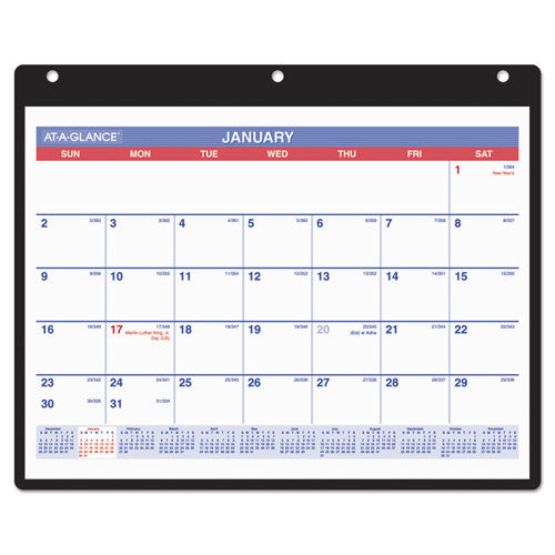 AT-A-GLANCE - Desk/Wall Calendar, 11-inch x 8 1/4-inch, Sold as 1 EA