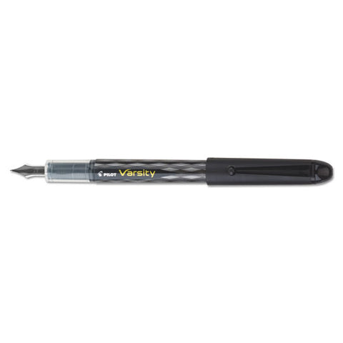 Pilot - Varsity Disposable Fountain Stick India Pen, Black Ink, Medium, Sold as 1 EA