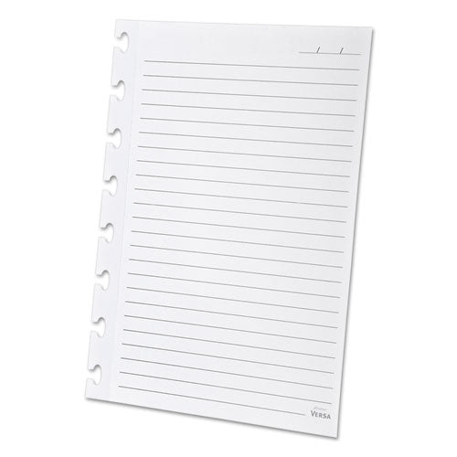 Wide-Ruled Refill Sheets for Versa Crossover Notebooks, 8 1/2 x 5 1/2, 60 Sheets, Sold as 1 Package