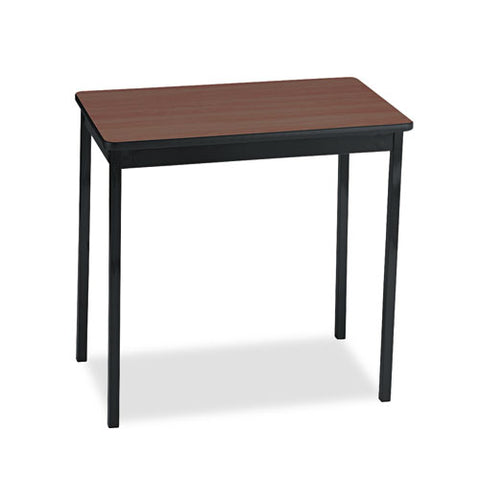 Barricks - Utility Table, Rectangular, 30w x 18d x 30h, Walnut, Sold as 1 EA