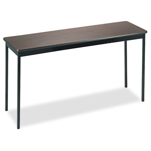 Barricks - Utility Table, Rectangular, 60w x 18d x 30h, Walnut, Sold as 1 EA