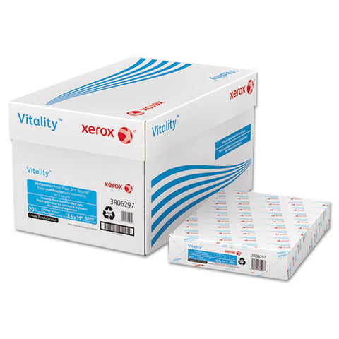 Vitality 30% Recycled Multipurpose 3-Hole Paper, 8 1/2 x 11, White, 500 Sheets, Sold as 1 Ream
