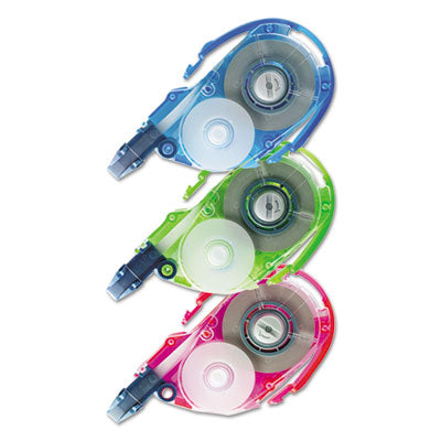MONO Correction Tape Refill, 1/6" x 472", 3/Pk, Sold as 1 Package