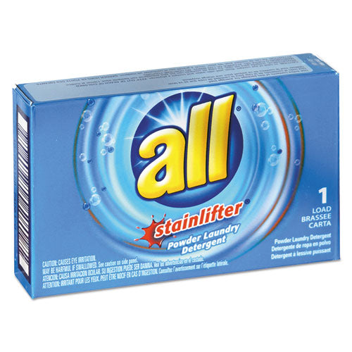 All Ultra Coin-Vending Powder Laundry Detergent, 1 load, 100/Carton, Sold as 1 Carton, 100 Each per Carton 