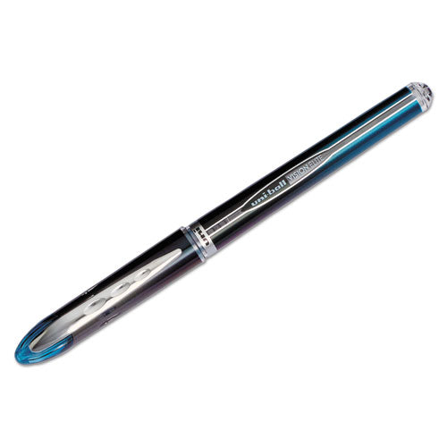 uni-ball - Vision Elite Roller Ball Stick Water-Proof Pen, Blue/Black Ink, Super Fine, Sold as 1 EA