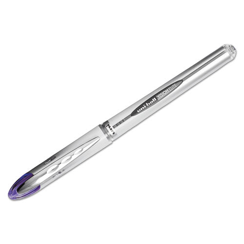 uni-ball - Vision Elite Roller Ball Stick Water-Proof Pen, Purple Ink, Bold, Sold as 1 EA