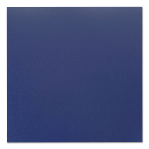 Opaque Plastic Binding System Covers, 11-1/4 x 8-3/4, Navy, 25/Pack, Sold as 1 Package