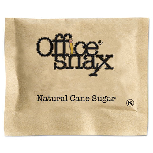 Office Snax - Natural Cane Sugar, 2000 Packets/Carton, Sold as 1 CT
