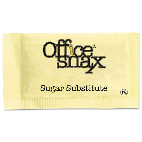 Office Snax - Nutrasweet Yellow Sweetener, 2000 Packets/Carton, Sold as 1 CT