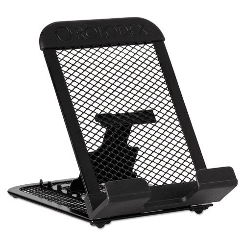 Adjustable Mobile Device Mesh Stand, Black, Sold as 1 Each