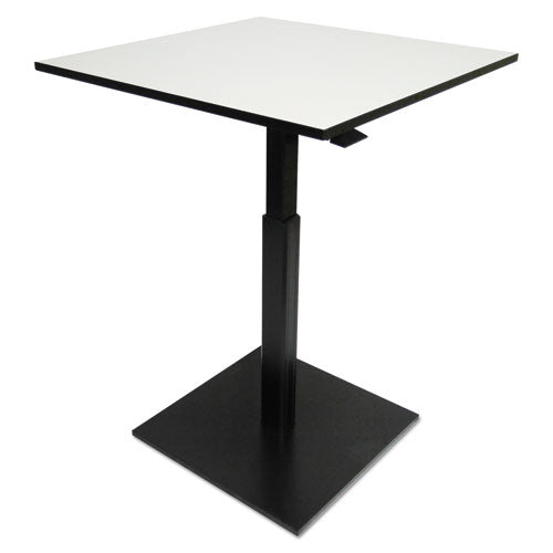 Hospitality Series Height Adjustable Table, 31.5 x 31.5 x 29.5 - 42.5,Gray/Black, Sold as 1 Each