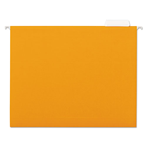 Hanging File Folder, 1/5 Tab, Letter, Orange, 25/BX, Sold as 1 Box, 25 Each per Box 