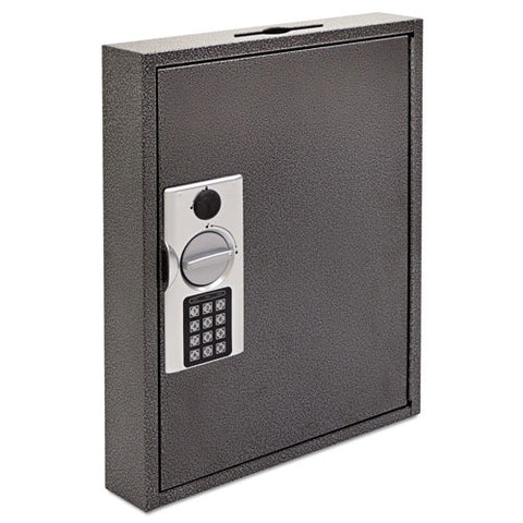 Hercules Key Cabinets E-Lock, 60-Key, Steel, Silver Vein, Sold as 1 Each