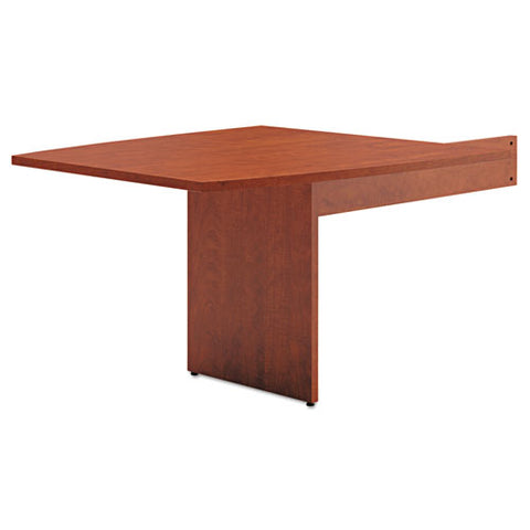 BL Laminate Series Boat-Shape Modular Table End, 48 x 44 x 29 1/2, Medium Cherry, Sold as 1 Each