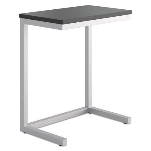 Occasional Cantilever Table, 24w x 15d x 20 3/4h, Black/Silver, Sold as 1 Each