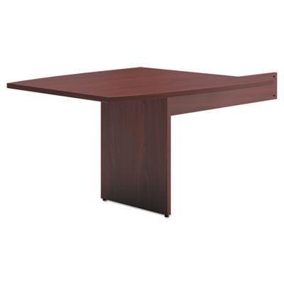 BL Laminate Series Boat-Shaped Modular Table End, 48 x 44 x 29 1/2, Mahogany, Sold as 1 Each