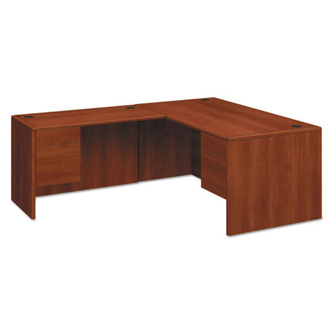 10700 Series "L" Desk, 3/4 Right Pedestal, 66w x 30d x 29 1/2h, Cognac, Sold as 1 Each