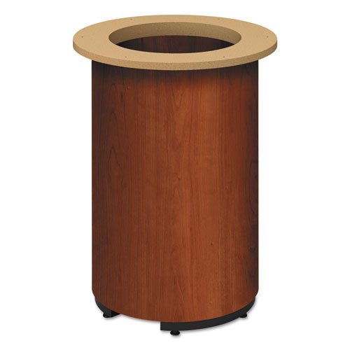 Laminate Cylinder Table Base, 18" dia. x 28h, Cognac, Sold as 1 Each