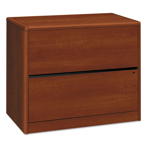 10700 Series Two Drawer Lateral File, 36w x 20d x 29 1/2h, Cognac, Sold as 1 Each