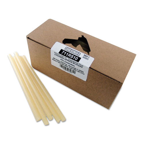 Packaging Glue Sticks, 5 lb Box, 10", Amber, 90/Box, Sold as 1 Box, 90 Each per Box 