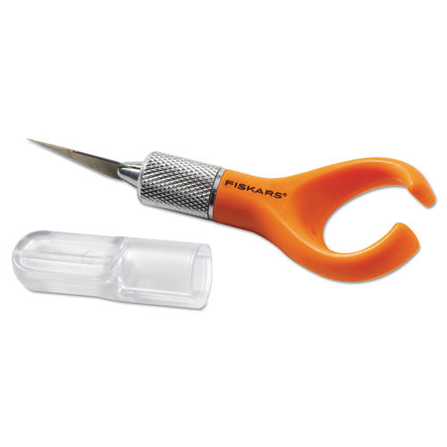 Fingertip Detail Knife, Orange, Stainless Steel Blade, 1 3/4"Blade, Sold as 1 Each