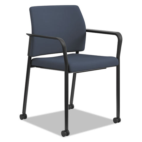 Accommodate? Series Guest Chair with Fixed Arms, Cerulean Fabric, Sold as 1 Carton, 2 Each per Carton 