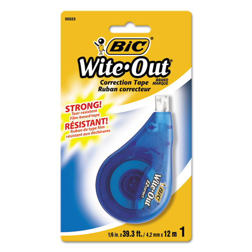 BIC - Wite-Out EZ Correct Correction Tape, Non-Refillable, 1/6-inch x 397-inch, Sold as 1 EA