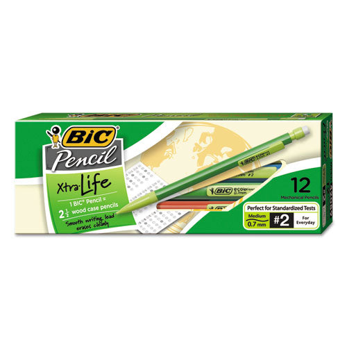 BIC - Ecolutions Mechanical Pencil, 0.7mm, 12 per Pack, Sold as 1 DZ