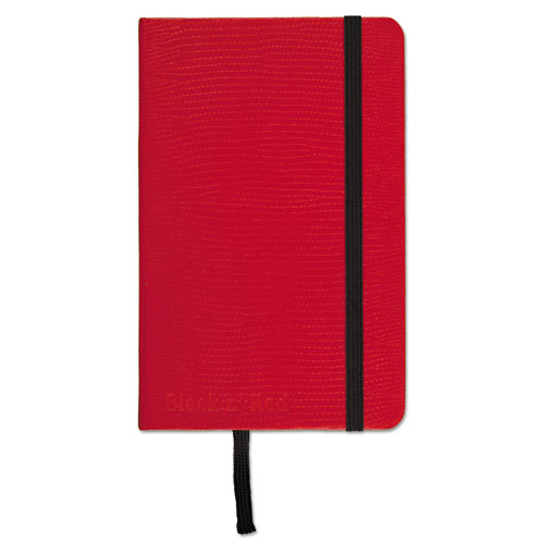 Casebound Hardcover Notebook, Legal Rule, Red Cover, 3 1/2 x 5 1/2, 71 Sheets/Pd, Sold as 1 Each