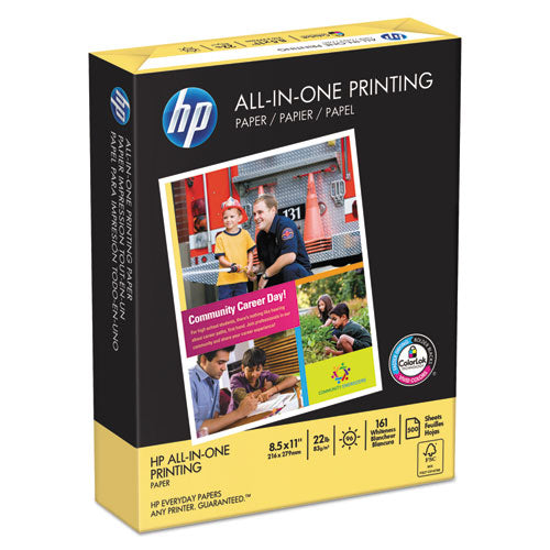 HP - All-In-One Printing Paper, 96 Brightness, 22lb, 8-1/2 x 11, White, 500 Shts/Ream, Sold as 1 RM