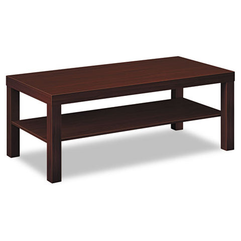 basyx - Laminate Occasional Table, 42w x 20d x 16h, Mahogany, Sold as 1 EA