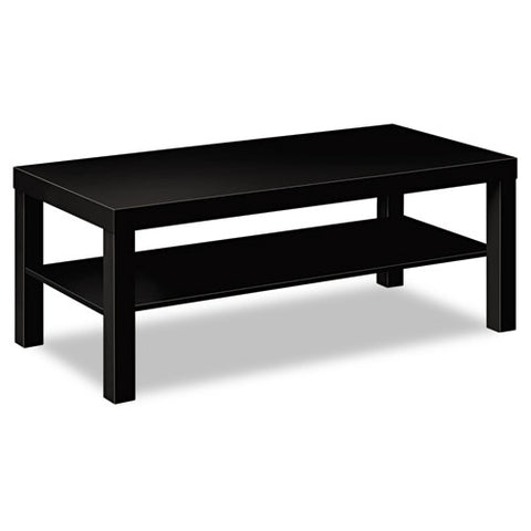 basyx - Laminate Occasional Table, 42w x 20d x 16h, Black, Sold as 1 EA