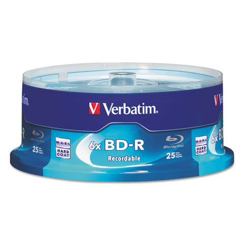BD-R Blu-Ray Disc, 25GB, 6x, 25/Pk, Sold as 1 Package