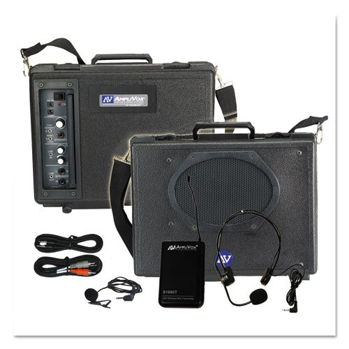 AmpliVox - Wireless Audio Portable Buddy Professional Group Broadcast PA System, Sold as 1 EA