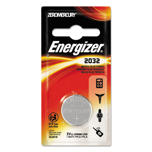 Energizer - Watch/Electronic/Specialty Battery, 2032, 3 Volt, Sold as 1 EA