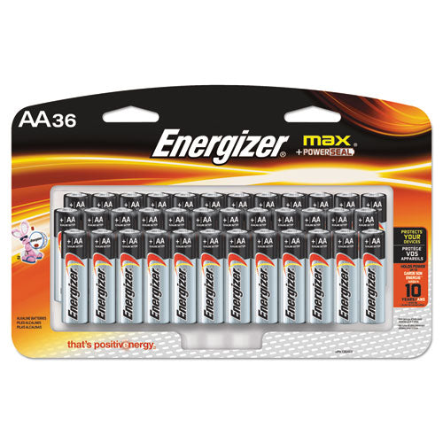 Energizer - MAX Alkaline Batteries, AA, 36 Batteries/Pack, Sold as 1 PK