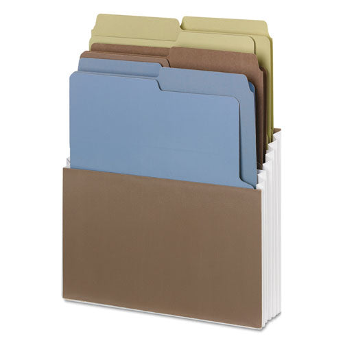Organized Up Stadium Files w/Vertical Folders, 3 Pockets, Letter, Assorted, Sold as 1 Each