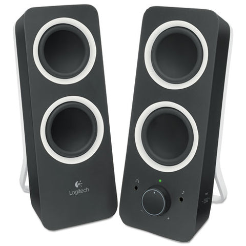 Z200 Multimedia 2.0 Stereo Speakers, Black, Sold as 1 Each